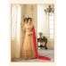 9013 PEACH GLOSSY SIMAR HEAVY EMBROIDERED AYESHA TAKAI ANARKALI STYLE GOWN