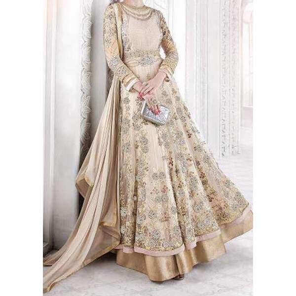 7209-B YELLOW GLOSSY SAPPHIRE MAXI WEDDING ANARKALI SUIT