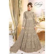 GREY INDIAN & PAKISTANI WEDDING WEAR ANARKALI SUIT