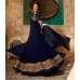 Navy Blue Indian Long Party & Mehndi Wear Gown