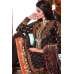 ZVL-19 BLACK RED WOOL GUL AHMAD SALWAR KAMEEZ SUIT