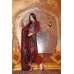 ZVL-18 RED SILK VELVET GUL AHMAD SALWAR KAMEEZ SUIT [ Replica ]