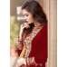 Red & Gold Ethnic Wedding Dress Indian Party Anarkali Suit