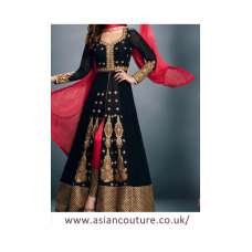 Black Indian Frock Suit For Women Party Wear Dress
