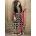 Black & Pink Bridal Gown Pakistani Designer Anarkali Suit