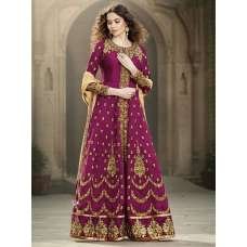 Magenta Embroidered Anarkali Suit Pakistani Wedding Dress Magenta Embroidered Anarkali Suit Pakistani Wedding Dress