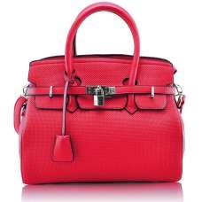 Womens Bag Pink Tote With Long Strap