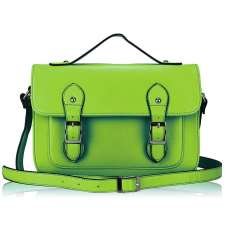 LS00263 - Green Double Buckle Crossbody Bag