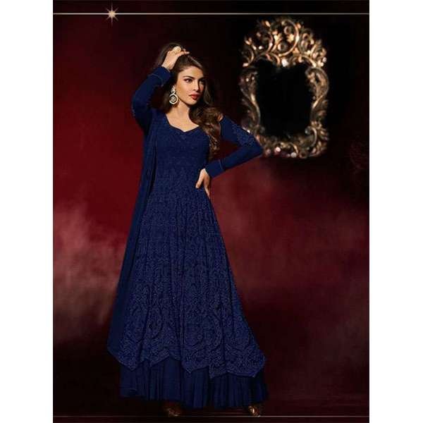 HEROINE 5038 PRIYANKA CHOPRA BLUE BEST SELLING OUTFIT
