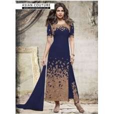 ZH5148D -BLUE HEROINE PRIYANKA CHOPRA HIT SALWAR KAMEEZ