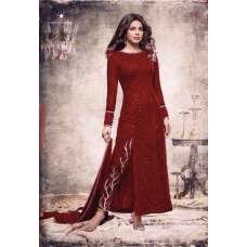 H5149A - RED HEROINE PRIYANKA CHOPRA HIT SALWAR KAMEEZ