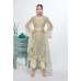 SILVER GREY ASIAN INDIAN WEDDING AND BRIDAL SALWAR SUIT