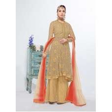 BEIGE INDIAN WEDDING AND PARTY PALAZZO SUIT BEIGE INDIAN WEDDING AND PARTY PALAZZO SUIT