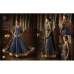 EID PARTY MOTHER DAUGHTER MATCHING INDIAN DRESSES ANARKALI SUIT 