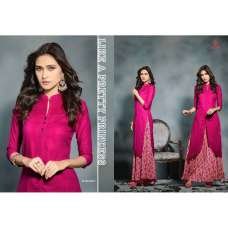 Burgundy Plain Top Indian Readymade Kurti