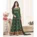 Green Indian Wedding Gown Desi Mehndi Mayoun Anarkali Dress