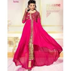 L19004 PINK LAVINA HEAVY EMBRIODERD DESIGNER DRESS L19004 PINK LAVINA HEAVY EMBRIODERD DESIGNER DRESS