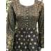 Black Readymade Linen Party Wear Dress