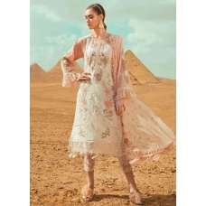 Peach Maria B Pakistani Summer Lawn Suit 