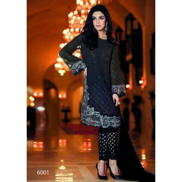 ZMB6001 BLACK MARIA B STYLE PAKISTANI SALWAR KAMEEZ SUIT (1 week delivery) 