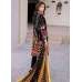Black Ajrak Printed Lawn Kameez & Shalwar Suit Set