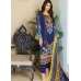 Classic Blue Ajrak Design Printed Lawn Salwar Kameez