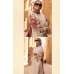 Beige Pakistani Designer Summer Suit
