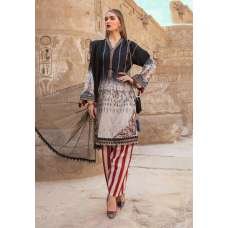 Black Maria B Style Printed Lawn Pakistani Suit