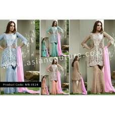 Pakistani Designer Party Wear Sharara Suit 