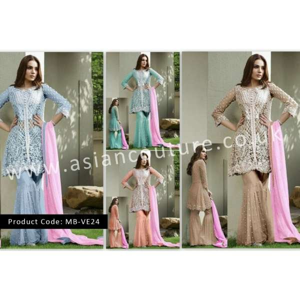 Pakistani Designer Party Wear Sharara Suit 