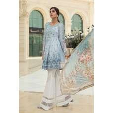 D1810-A SKY BLUE MARIA B LUXURY READY TO WEAR SPRING LAWN SUIT