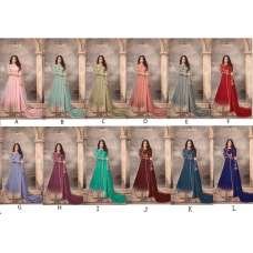 GOLD GLITTER BRIDEMAID MODEST DRESS PROM AND PARTY WEAR