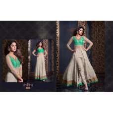 MS2304- Green And Cream MAISHA HARMAN PARTY WEAR SUIT MS2304- Green And Cream MAISHA HARMAN PARTY WEAR SUIT