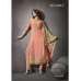 MG10018 PEACH ECHO SOLITAIRE MUGDHA GEORGETTE SALWAR KAMEEZ SUIT