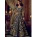 BLUE NIRVANA 5208 EMBROIDERED SLIT STYLE ANARKALI GOWN SEMI STITCHED ( DELIVERY IN 2 WEEKS )