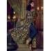 BLUE NIRVANA 5208 EMBROIDERED SLIT STYLE ANARKALI GOWN SEMI STITCHED ( DELIVERY IN 2 WEEKS )