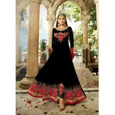 2301-D BLACK NITYA SLIT STYLE LONG ANARKALI DRESS 2301-D BLACK NITYA SLIT STYLE LONG ANARKALI DRESS