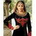 2301-D BLACK NITYA SLIT STYLE LONG ANARKALI DRESS 2301-D BLACK NITYA SLIT STYLE LONG ANARKALI DRESS