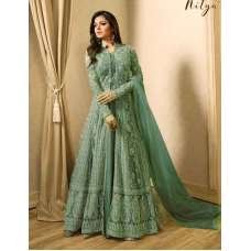  GREEN INDIAN DRESS BRIDESMAID DRESS WEDDING GOWN 