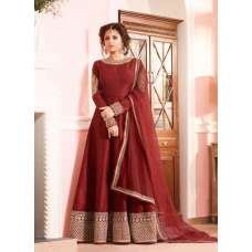 LT-97007 MAROON NITYA DESIGNER ANARKALI DRESS