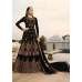 Black Heavy Embroidered Indian Wedding Lehenga