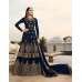 Navy Blue Heavy Embroidered Indian Wedding Lehenga