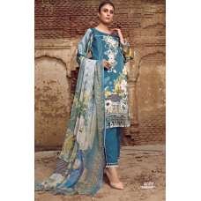 Teal Green Printed Lawn Suit Pakistani Designer Salwar Kameez
