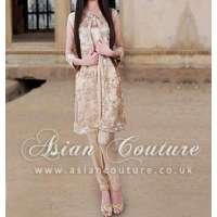 Latte Beige  Chiffon Salwar Kameez