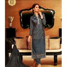 Charcoal Grey Indian Party Salwar Suit