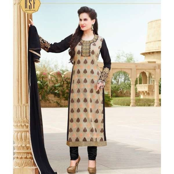 Beige Designer Indian Party Salwar suit
