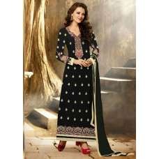 Stunning Black Aarya Party Wear Georgette Salwar Kameez 