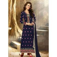Stunning Blue Aarya Party Wear Georgette Salwar Kameez 