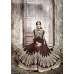 KJ01 DARK BROWN KAJOL EMBROIDERED ANARKALI SUIT