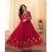 SA-101 RED SAJJAN ALAAMIN PUNJABI STYLE ANARKALI OUTFIT